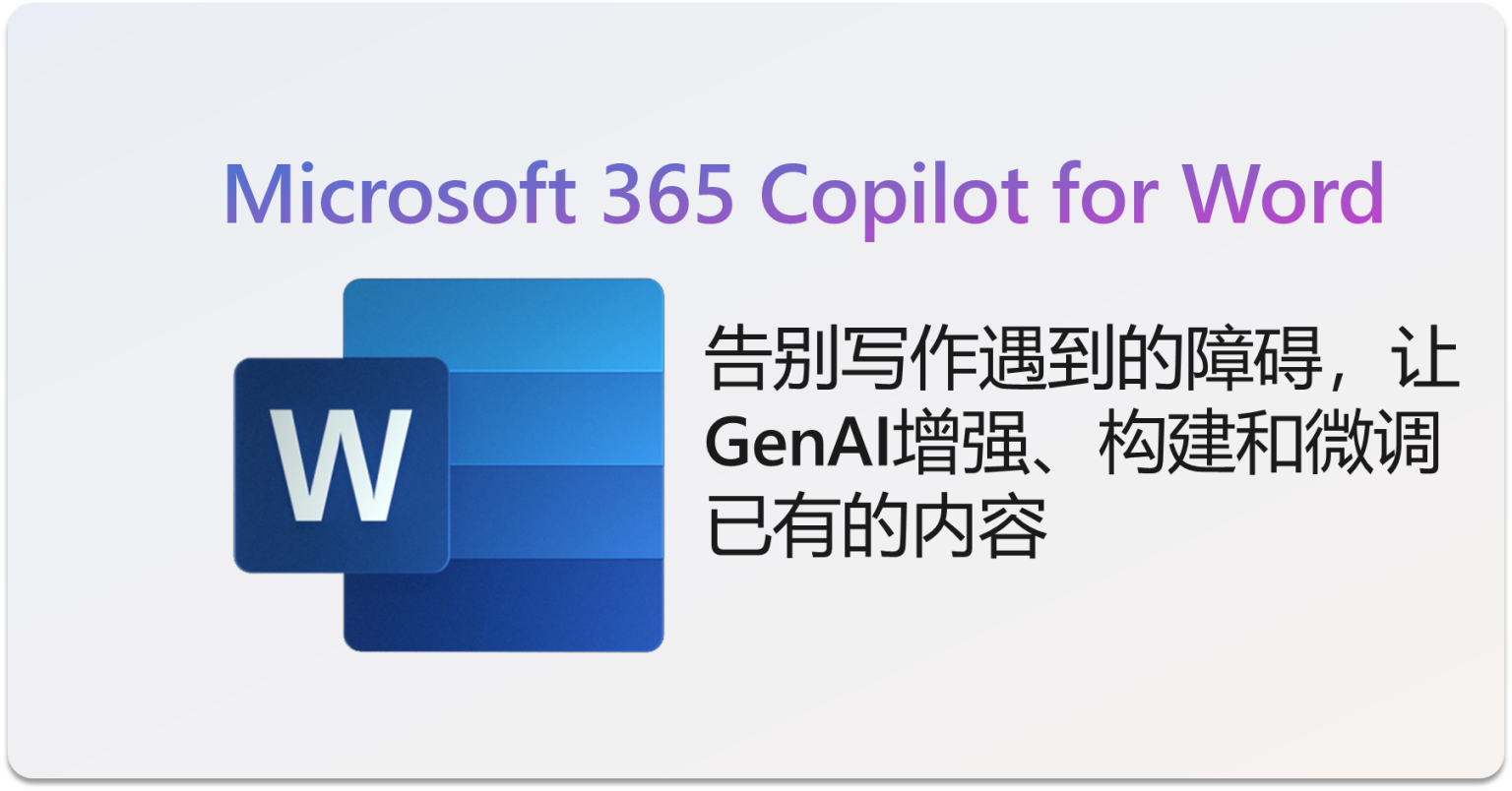 Microsoft 365 Copilot In Word：重塑文档创作体验