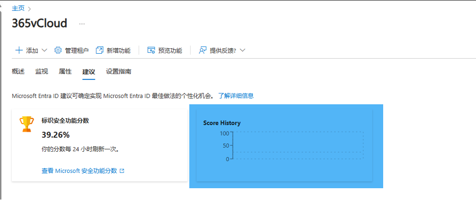 借助Identity Secure Score洞察你的身份安全概况