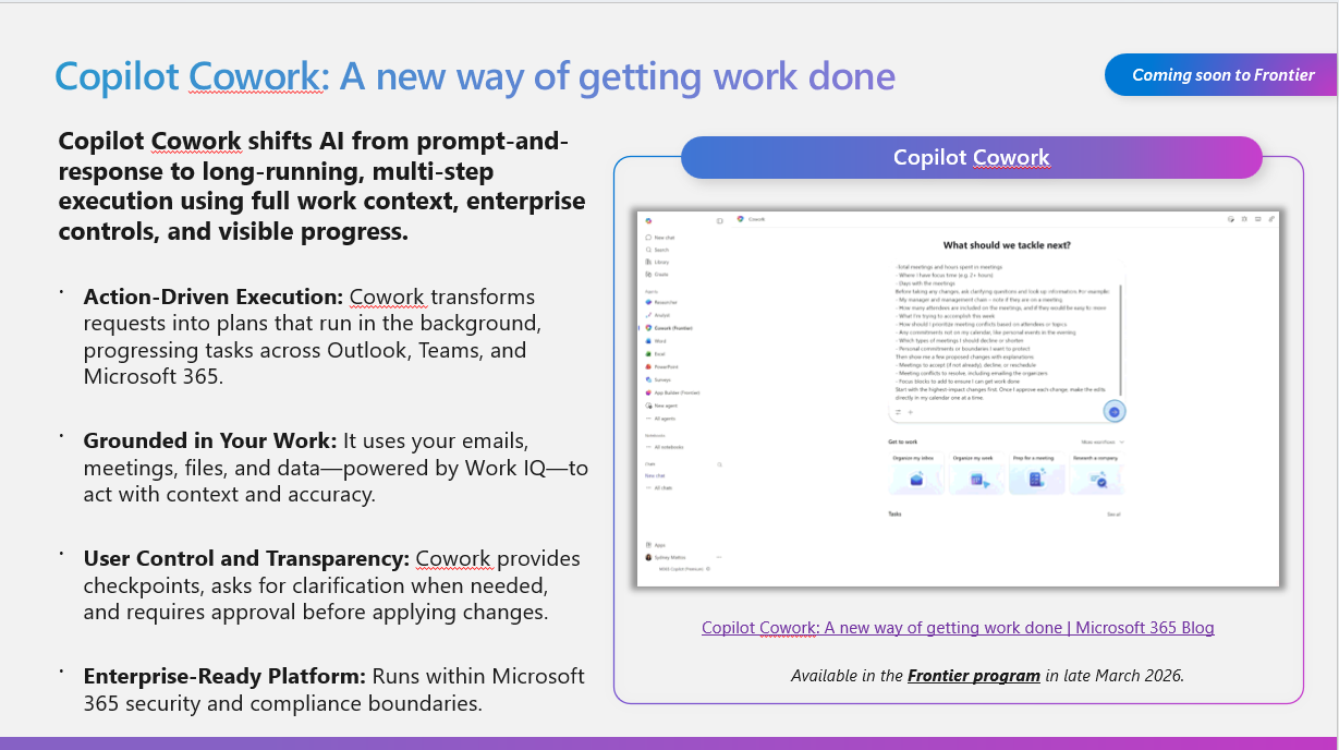 AI 同事上线！Copilot Cowork 如何赋能企业员工高效工作