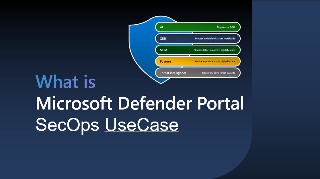 在Microsoft Defender 门户中管理你的SecOps UseCase